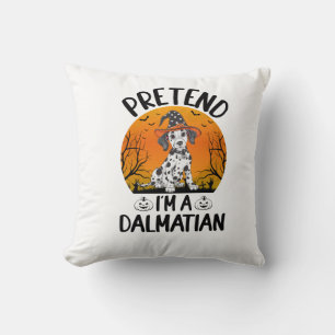 Coussin Faisons comme si j'étais un Dalmatien Halloween (3