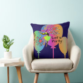 Coussin Faisons la Fête Décoration Bleu foncé (Chaise)