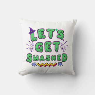 Coussin Faisons tomber la conception de la fête d'Hallowee