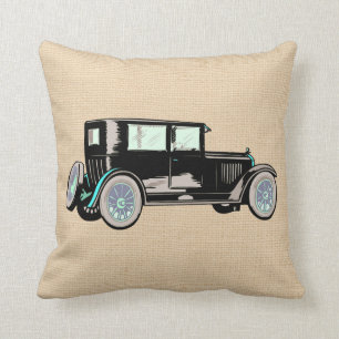 Coussin fait sur commande d'automobile vintage de