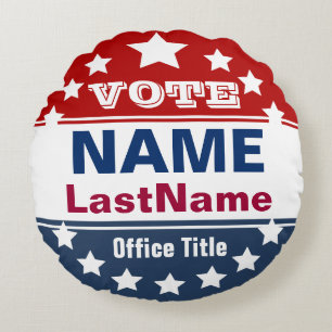 Coussin fait sur commande de campagne