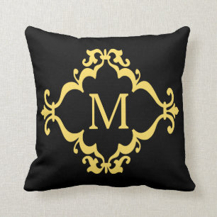 Coussin fait sur commande de monogramme