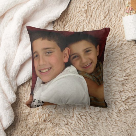 Coussin fait sur commande de peluche de photo (Couverture)