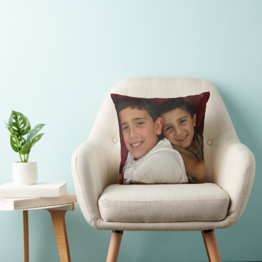 Coussin fait sur commande de peluche de photo (Chaise)