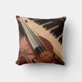 Coussin fait sur commande de piano et de violon (Recto)