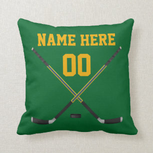 Coussin fait sur commande d'hockey avec votre
