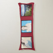 Coussin fait sur commande rouge de corps (Devant (Vertical))