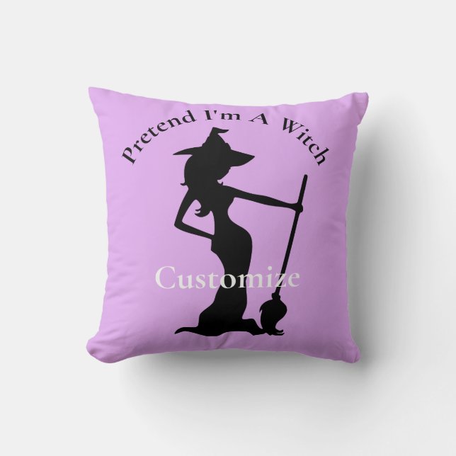 Coussin Faites comme si je suis une sorcière Thunder_Cove (Recto)