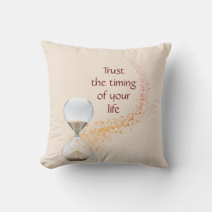 Coussin Faites confiance au moment de votre soumission de