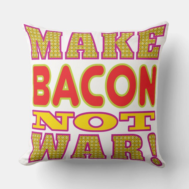 Coussin Faites le lard (Recto)