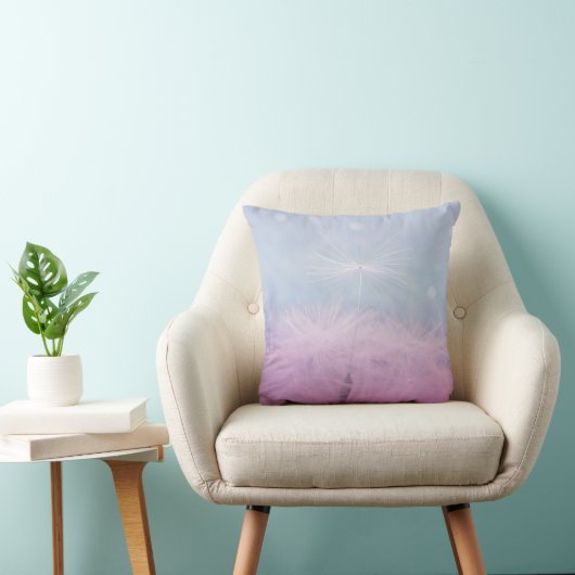 Coussin Faites un souhait pastel moderne (Chaise)