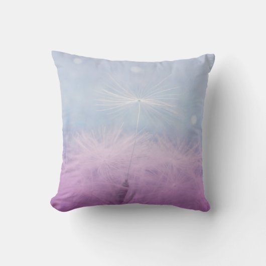 Coussin Faites un souhait pastel moderne (Recto)