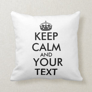Coussin Faites vos propres garder le texte personnalisable