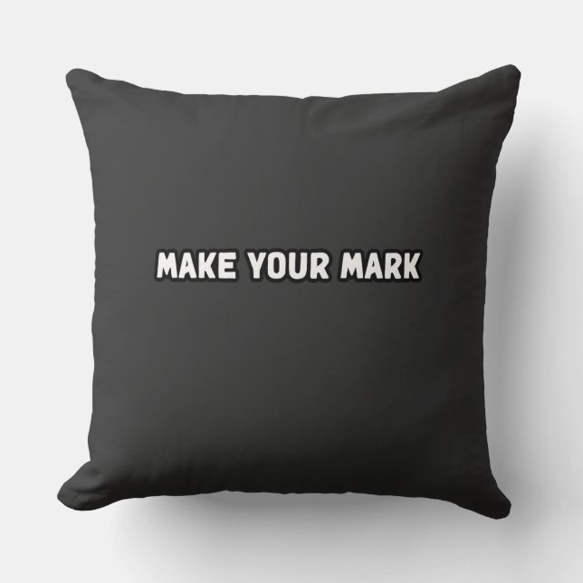 Coussin Faites votre marque Impact Contribution héritée (Recto)