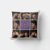 Coussin Faites Votre Propre Collage De Photos De Mariage M (Recto)