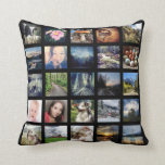 Coussin Faites votre propre collection de photos Instagram<br><div class="desc">Téléchargez 50 de vos photos préférées ou les meilleures Instagram pour créer votre propre oreiller de lancement personnalisé ! Rapide et FACILE car il s'agit d'un produit modèle, et il dimensionnera automatiquement vos photos pour s'adapter/remplir correctement. Cinq x Cinq dalles de grille pour vos selfies, paysages, photos d'amitié, etc pour...</div>