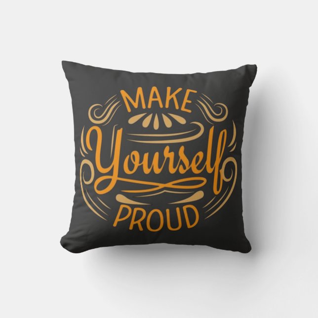Coussin Faites Vous-même Votre Fierté (Recto)