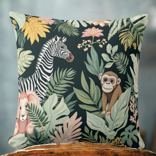 Coussin Faites-vous plaisir avec une aventure sauvage ! 🦓