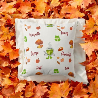 Coussin Fall design : autumn cozy decoration 