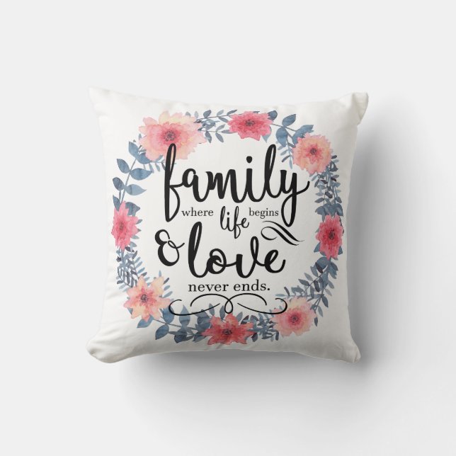 Coussin Famille (Recto)