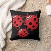 Coussin Famille de coccinelles adorables enfants  (Couverture)