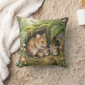 Coussin Famille de souris des bois (Couverture)