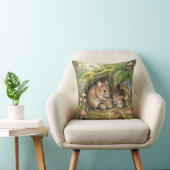 Coussin Famille de souris des bois (Chaise)