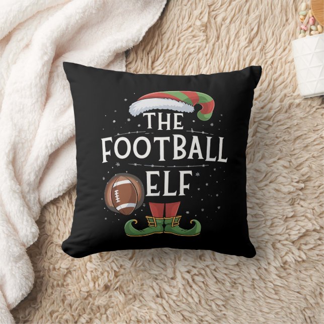 Coussin Famille des elfes américains de football (Couverture)