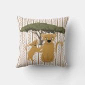 Coussin Famille Lion Safari (Verso)