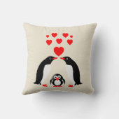 Coussin Famille Penguins (Verso)