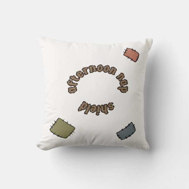 Coussin Famille RPG - Objet Épique - Bouclier (Recto)