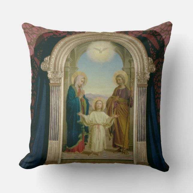 Coussin Famille sainte, 1898 (tempera sur le panneau) (Recto)