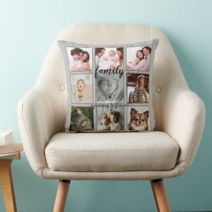 Coussin Family A Journey to Forever Rustic Photo Collage