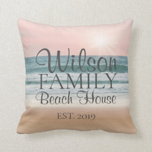 Coussin Family Beach House Summer Sunset 