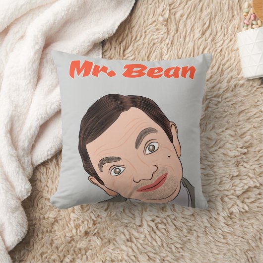 Coussin Fan Art de M. Bean (Rowan Atkinson) (Couverture)