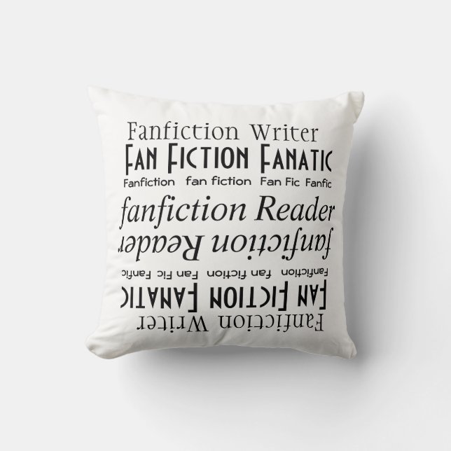 Coussin "Fan de fiction" [a] (Recto)