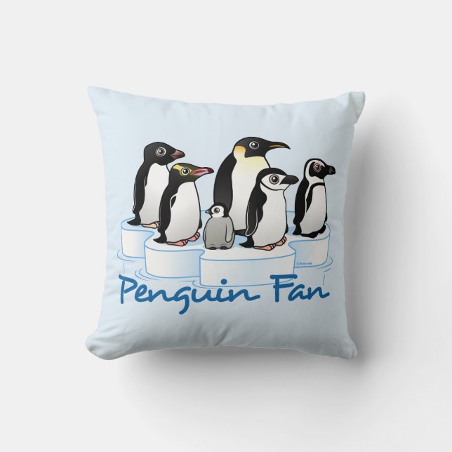 Coussin Fan de pingouin (Recto)