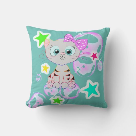 Coussin Fan Kitten (Recto)