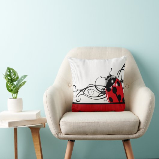 Coussin Fancy Ladybug | rouge (Chaise)
