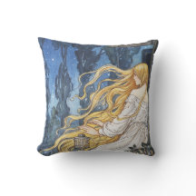 Fantaisie Conte de Fées Vintage Rapunzel Art Nouve