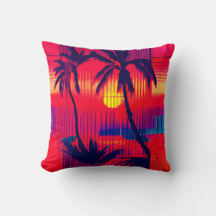 Coussin Fantaisie d'évasion tropicale