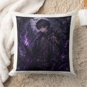 Coussin Fantaisie sombre Pixel Sorcier Garçon (Couverture)