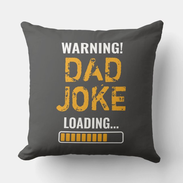 Coussin Fantastique avertissement ! Papa, Joke Téléchargem (Recto)