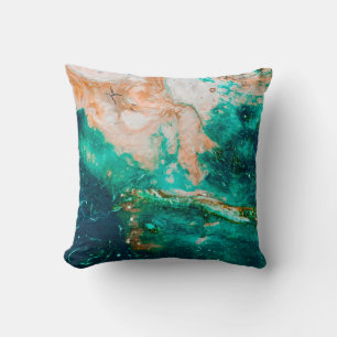 Coussin Fantastiques Motifs de couleurs et de peintures ab