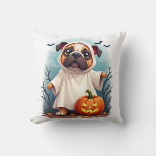Coussin Fantôme Bulldog Boo