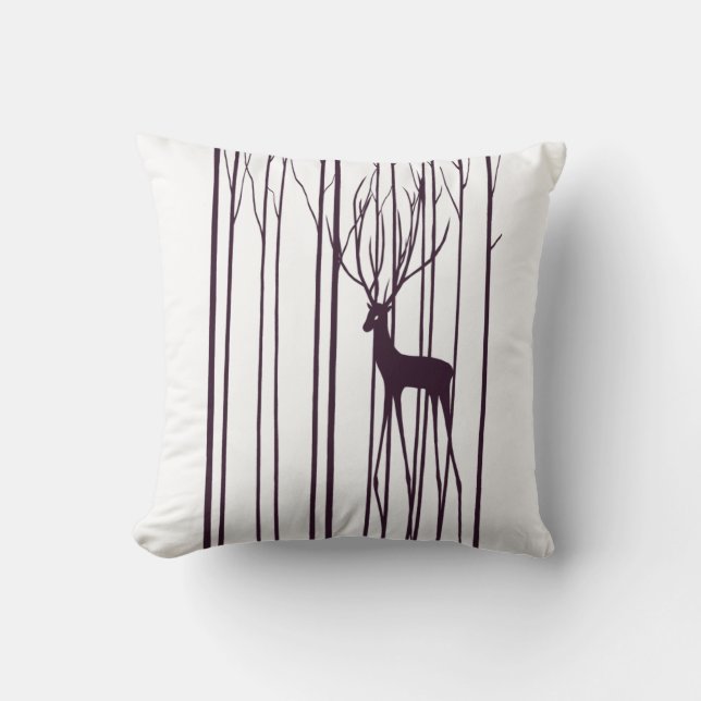 Coussin Fantôme de cerfs communs (Recto)