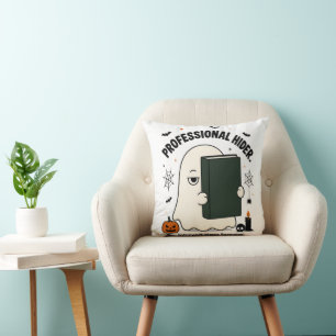 Coussin Fantôme d'introverti drôle Professionnel Cacheur H