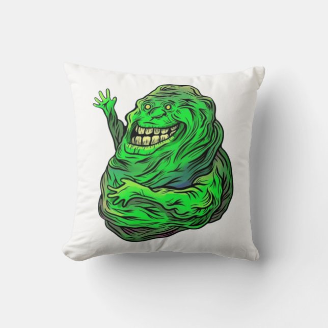 Coussin Fantôme vert mince ! (Recto)