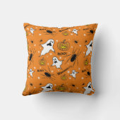 Coussin Fantômes, Citrouilles et araignée d'Halloween pers (Verso)