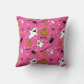 Coussin Fantômes, Citrouilles et araignée d'Halloween pers (Verso)